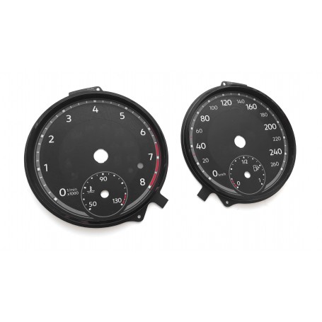 Volkswagen Atlas - Replacement tacho dials gauges - converted from MPH to Km/h // tacho counter usa