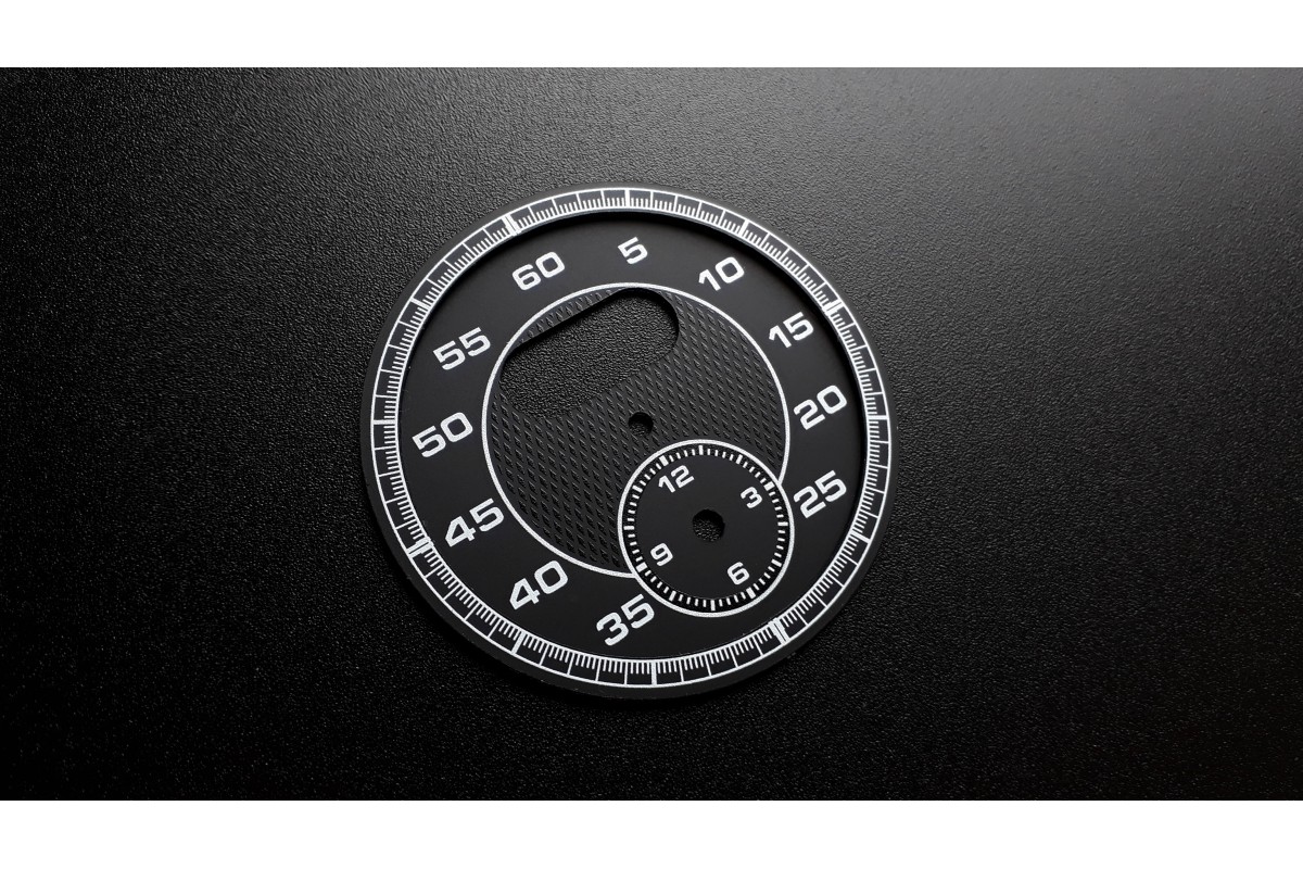 Porsche 911 (991,997) BLACK clock dial replacement, clock face, watch
