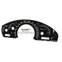 Mercedes-Benz V8 W215, C215, W220, CL for AMG - Replacement tacho dials, face counter gauges - converted from MPH to Km/h