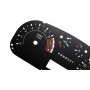 Hummer H3 - Replacement tacho dials, face counter gauges, faces - converted from MPH to Km/h