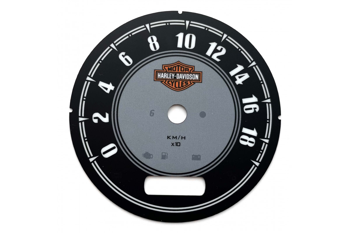 Harley Davidson FLSTC Haritage replacement dial, speedometer gauge from