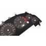 Ford Mustang 1999-2004 replacement tacho face gauge from MPH to km/h