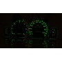 LAND ROVER DISCOVERY I - plasma tacho glow gauges tachoscheiben dials - converted from MPH to Km/h