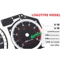 Mercedes-Benz W204 GLK X204 - Custom Replacement tacho dials tuning custom gauge instrument cluster