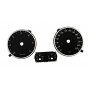 Volkswagen Tiguan I 2007-2009 - Replacement tacho dials, face counter gauges - converted from MPH to Km/h