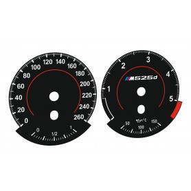 BMW E63, E64 - Replacement tacho dials, instrument cluster gauge - Custom