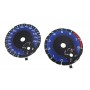 MERCEDES ML W166 / MERCEDES GL X166 - replacement tacho dials speedo gauges BLUE CUSTOM CARBON