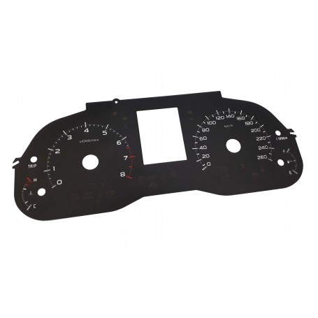 Subaru Outback IV- Replacement tacho dials gauges - converted from MPH to Km/h tacho counter