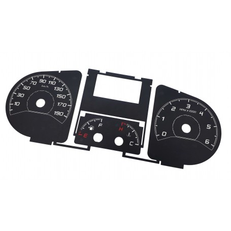 Fiat Ducato 2014-2021 Replacement dial gauge speedo - converted from MPH to Km/h