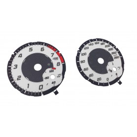 Mercedes SLK R172 / Mercedes A W176 - Replacement tacho dial - converted from MPH to Km/h