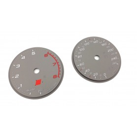 Audi S4 B9 8W Replacement tacho dial gauges - converted from MPH to Km/h