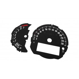 Mini 3 - Replacement dial - converted from MPH to Km/h