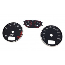 Audi TT 8J km/h to MPH Replacement tacho dial, face counter gauge, face - converted from km/h to MPH