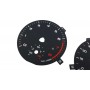 Audi A1 km/h to MPH Replacement tacho dial, face counter gauge, face - converted from km/h to MPH