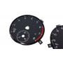 Volkswagen Golf 6 MK6 GTI km/h to MPH Replacement tacho dial, face counter gauge, face - converted from km/h to MPH