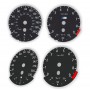 BMW M6 (E63-E64) M Version - Replacement tacho dials - converted from MPH to Km/h