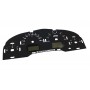 Jeep Liberty KK Replacement tacho dial, face counter gauge, face - converted from MPH to Km/h