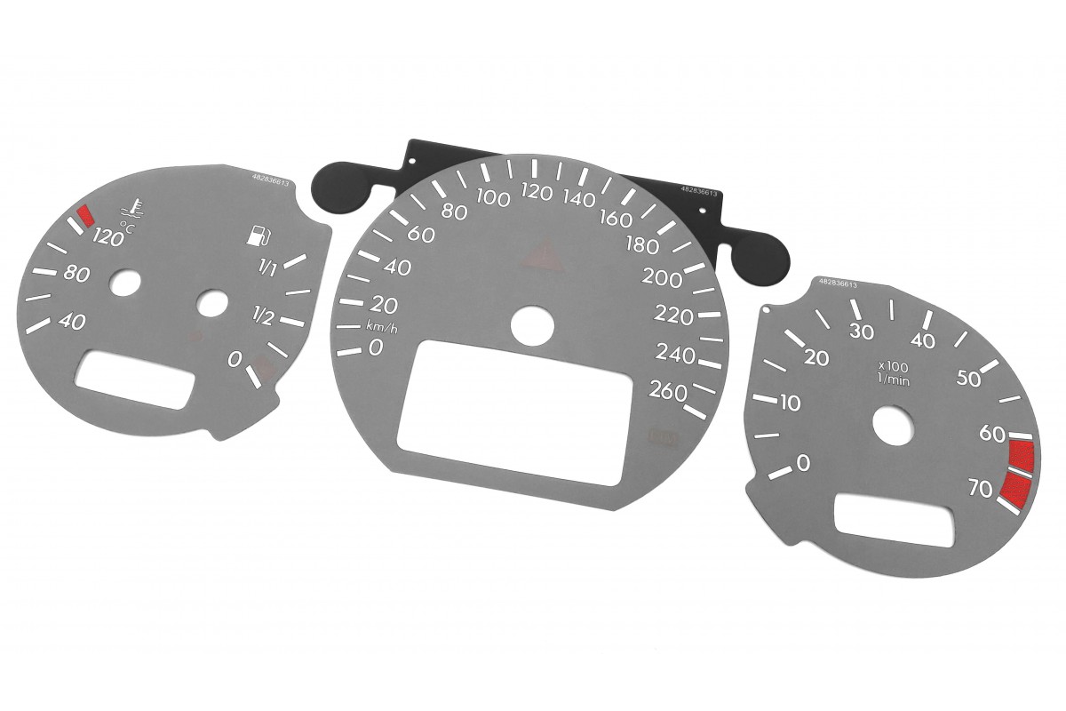Mercedes CLK W209 gauges faces instrument cluster dials like AMG