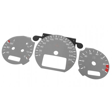 Mercedes CLK W209 AMG STYLE - Replacement tacho dials, instrument cluster face, gauge