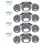 Mercedes CLK W209 AMG STYLE - Replacement tacho dials, instrument cluster face, gauge