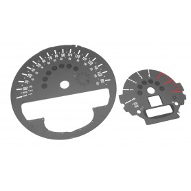 MINI 2, COUNTRYMAN km/h to MPH Replacement tacho dial, face counter gauge, face - converted from km/h to MPH