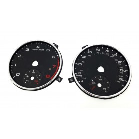 Audi Q3 km/h to MPH Replacement tacho dial, face counter gauge, face - converted from km/h to MPH