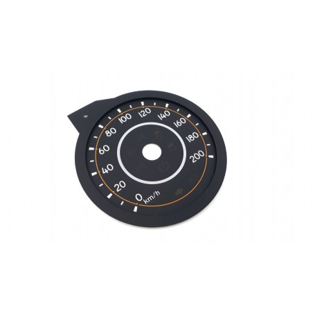 Jeep GLADIATOR Replacement tacho dial, face counter gauge, face - converted from MPH to Km/h