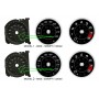 Jaguar F-Type2013-2015  - Replacement instrument cluster tacho dial MPH to km/h