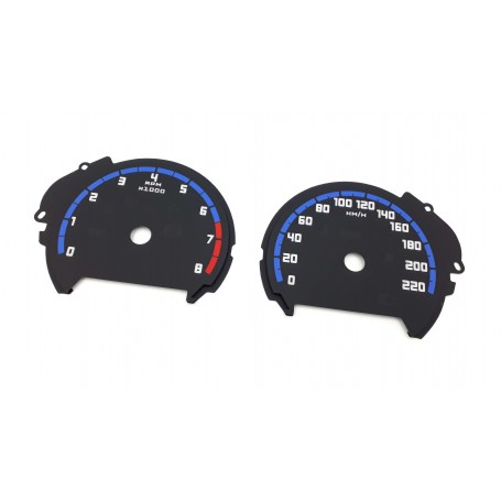 Ford Bronco replacement tacho dial gauge converted from MPH to Km/h // tacho speedo counter