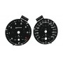 Mercedes SLK 55AMG R 171 - Replacement tacho dials, counter gauges faces - converted from MPH to Km/h