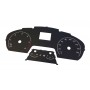 Ford Transit Mk8 Replacement tacho dials, face counter gauges, faces - converted from MPH to Km/h