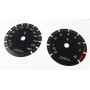Maserati Levante MPH Speed Scale "Modena Carbone" - Replacement dials gauges tacho counter