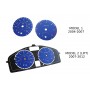 VOLVO C30, S40, V50 - MPH blue face gauge instrument cluster dials design like R, Polestar Counter