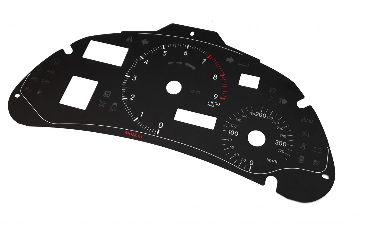 Lexus ISF ISF replacement instrument cluster dials, face counter