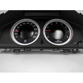 Volvo S60 V60 XC60 S80 V70 XC70 - Sweden Carbon Design tarcze licznika skala EU pod zmianę softu