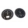Vanderhall Replacement tacho dials, face counter gauges  - converted from MPH to Km/h