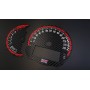 MINI Cooper Hatch F55 F56 F57 British Carbon - Replacement face gauges, tacho dials - Works design for standard version