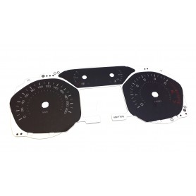 Peugeot Rifter - replacement instrument cluster dials, face counter gauges MPH to km/h