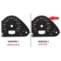 Audi A6 C6, Q7 in RS style - replacement tacho dials, face counter gauges from MPH to km/h