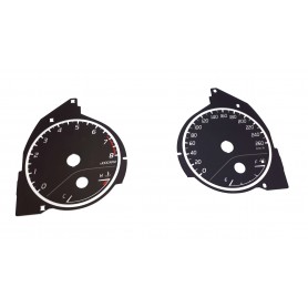 Toyota Camry Replacement tacho dials face counter gauges faces -  Dashboard Instrument Cluster OVERLAY/FACEPLATE MPH Kmh