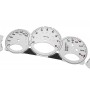 Porsche 911 - model 997 - Grey Replacement tacho dials, instrument cluster gauges - converted