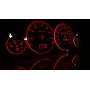 Audi 80 & 90 (B3, B4) glow gauges S2 White Design PLASMA TACHO GLOW GAUGES TACHOSCHEIBEN DIALS