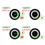 copy of Harley Davidson Dyna 2009 models Ø80 - replacement instrument cluster dials gauges // tacho counter