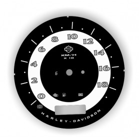 copy of Harley Davidson Dyna 2009 models Ø80 - replacement instrument cluster dials gauges // tacho counter