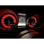 MERCEDES ML W166 / MERCEDES GL X166 - replacement tacho dials speedo gauges RED CUSTOM CARBON