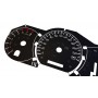 Lexus RX 300, RX 330 replacement instrument cluster dials, face counter gauges MPH to km/h