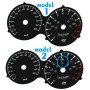 Triumph Sprint ST 1050 - Replacement tacho dials, counter faces, gauges from MPH to km/h