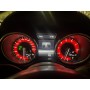 MERCEDES ML W166 / MERCEDES GL X166 - replacement tacho dials speedo gauges RED CUSTOM CARBON