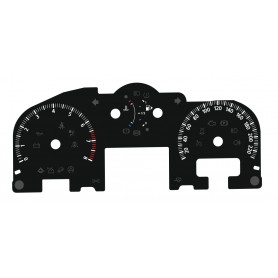 Land Rover Discovery 3 , Defender - Replacement tacho dials, face counter gauges, faces - converted from MPH to Km/h