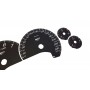 Chevrolet Corvette C6 - Replacement instrument cluster dials, face counter gauges from MPH to km/h